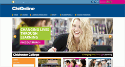 Desktop Screenshot of chionline.chichester.ac.uk