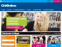 Tablet Screenshot of chionline.chichester.ac.uk